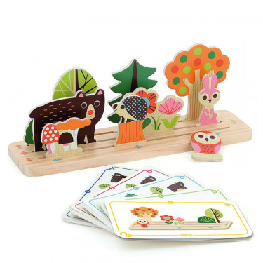 Build it "La Forêt" - Jeu de logique en bois - Ingela P. Arrhenius pour VILAC 7634