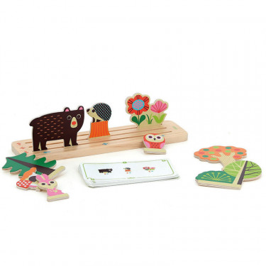 Build it "La Forêt" - Jeu de logique en bois - Ingela P. Arrhenius pour VILAC 7634