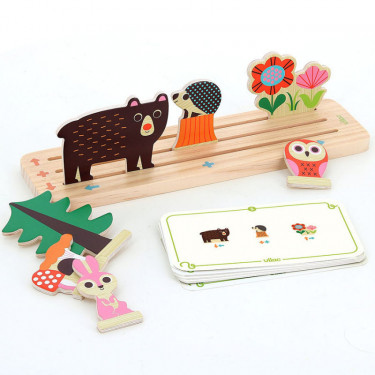 Build it "La Forêt" - Jeu de logique en bois - Ingela P. Arrhenius pour VILAC 7634