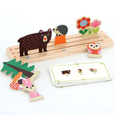 Build it "La Forêt" - Jeu de logique en bois - Ingela P. Arrhenius pour VILAC 7634