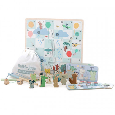 Coffret multi-jeux de société des tout-petits VILAC 7117 par Sarah Betz