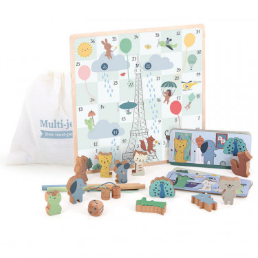 Coffret multi-jeux de société des tout-petits VILAC 7117 par Sarah Betz