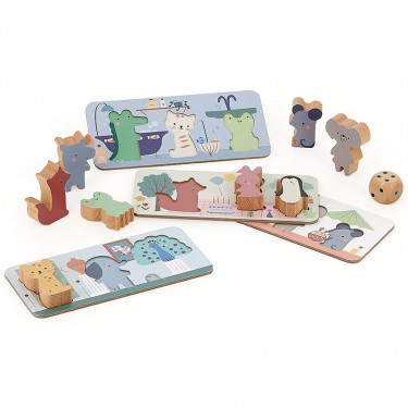 Coffret multi-jeux de société des tout-petits VILAC 7117 par Sarah Betz