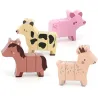 Rigol'animaux de la ferme, jeu d'éveil en bois VILAC 7116 - Sarah Betz
