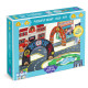 Circuit de routes Puzzle Up géant Crazy Motors 28 pcs DJECO 5499 - City Ville