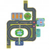 Circuit de routes Puzzle Up géant Crazy Motors 28 pcs DJECO 5499 - City Ville
