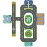 Circuit de routes Puzzle Up géant Crazy Motors 28 pcs DJECO 5499 - City Ville