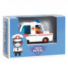 Hurry ambulance Voiture Crazy Motors DJECO 5468
