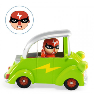 Green Flash Voiture Crazy Motors DJECO 5471