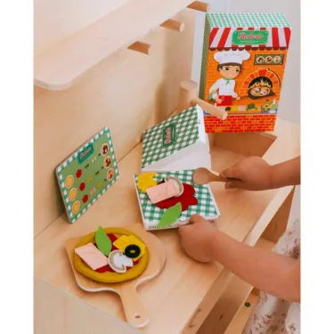 Roberto Pizza,  jouer à préparer des pizzas DJECO 5516