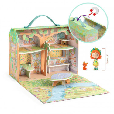 Maison des bois tinyly de Sylvia & Fox Djeco 6966