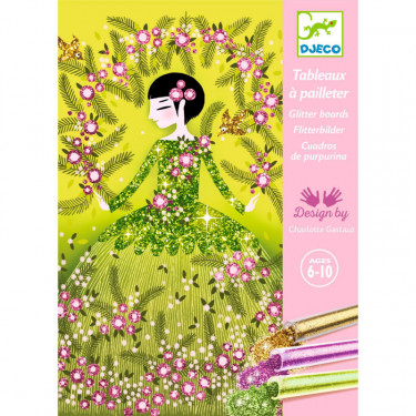 Robes à paillettes, Tableaux à pailleter DJECO DJO 9500