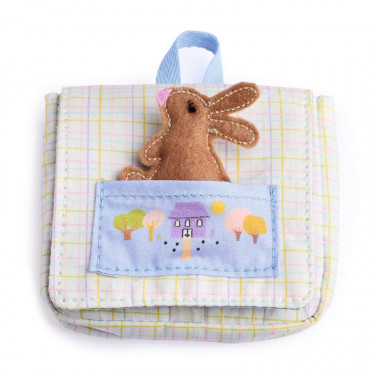 Cartable d'école pour poupée POMEA de Djeco 7794 Cartable d'école pour poupée POMEA de Djeco 7794
