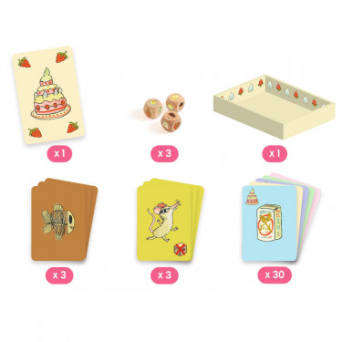 Sugar Cake, jeu de dés pour enfant DJECO 0836