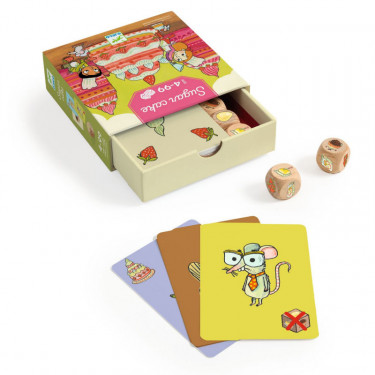 Sugar Cake, jeu de dés pour enfant DJECO 0836