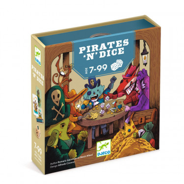 Pirates 'n' dice, jeu de dés pour enfant DJECO 0830 Pirates 'n' dice, jeu de dés pour enfant DJECO 0830
