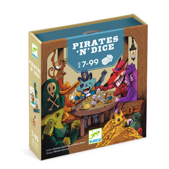 Pirates 'n' dice, jeu de dés pour enfant DJECO 0830 Pirates 'n' dice, jeu de dés pour enfant DJECO 0830