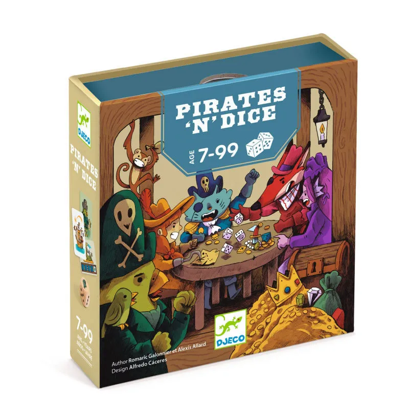 Pirates 'n' dice, jeu de dés pour enfant DJECO 0830