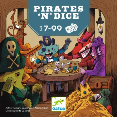 Pirates 'n' dice, jeu de dés pour enfant DJECO 0830