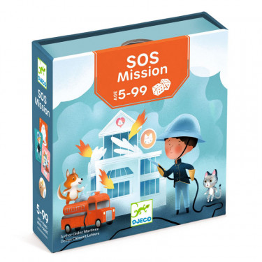 S.O.S. Mission, jeu de dés pour enfant DJECO 0831 S.O.S. Mission, jeu de dés pour enfant DJECO 0831