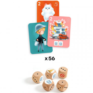 S.O.S. Mission, jeu de dés pour enfant DJECO 0831