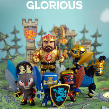 Ze Glorious Figurine Arty Toys DJECO 6916 - Chef du Clan des Chevaliers