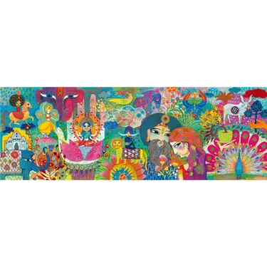 Puzzle 1000 pcs Magic India DJECO 7649