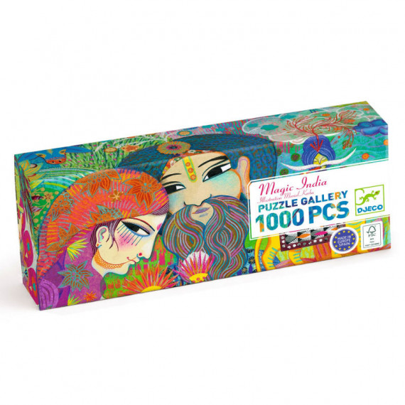 Puzzle 1000 pcs Magic India DJECO 7649