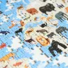 Puzzle 500 pièces "Animaux du monde" POPPIK
