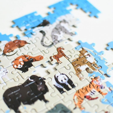 Puzzle 500 pièces "Animaux du monde" POPPIK