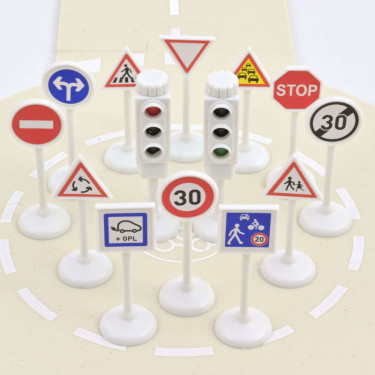 Panneaux de signalisation pour petites voitures Norev