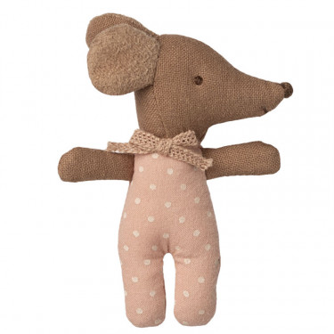 Bébé souris dans sa boîte Maileg - Rose