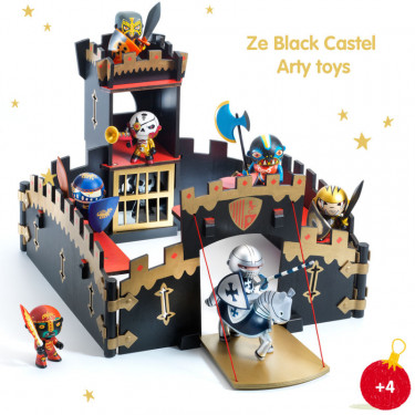 Ze Black Castel, château fort Arty Toys DJECO 6749