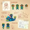 Arty Toys TERRIBLE & MONSTER djeco 6839
