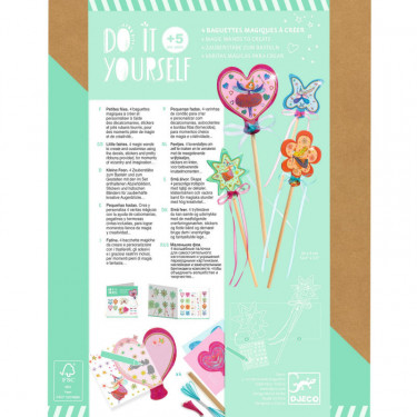 Baguettes magiques à créer "Petites fées" DIY DJECO 7950