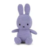 Peluche Miffy en velours côtelé 23cm - violet