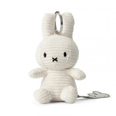Porte-clefs Miffy en velours côtelé - blanc crème Porte-clefs Miffy en velours côtelé - blanc crème