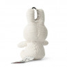 Porte-clefs Miffy en velours côtelé - blanc crème