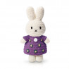 Peluche Miffy en crochet - Just Dutch - Robe à fleurs "Nymphéas de Monet"