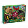 Puzzle double face 100 pcs "Forêt tropicale: dessus-dessous" Mudpuppy
