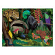 Puzzle double face 100 pcs "Forêt tropicale: dessus-dessous" Mudpuppy