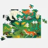 Puzzle double face 100 pcs "Prédateurs terrestres et marins" Mudpuppy