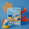 Mako Moulages 'Dauphin et son bébé' 39116