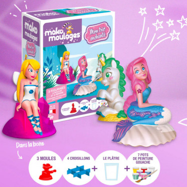 Mako Moulages "Trio enchanté" étui 3 moules 39120