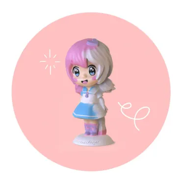Mako Moulages "Mes Amis Kawaii" coffret 5 moules 39121