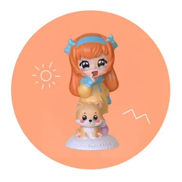 Mako Moulages "Mes Amis Kawaii" coffret 5 moules 39121