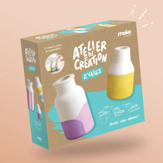 2 vases - Atelier de création Mako Moulages 39122