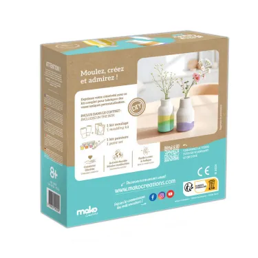 2 vases - Atelier de création Mako Moulages 39122