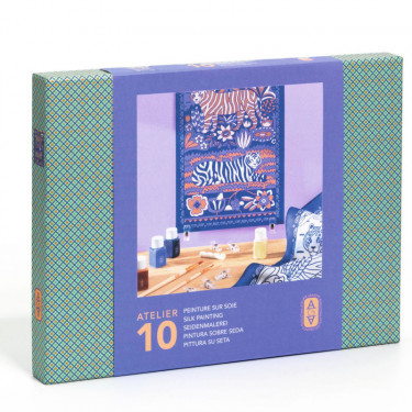 Peinture sur soie "Félins" Atelier 10 - Atelier Grands Augustins - DJECO AGA 10010