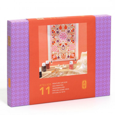 Peinture sur soie "Pétales" Atelier 11 - Atelier Grands Augustins - DJECO AGA 10011
